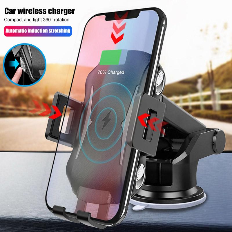 

Cell Phone Mounts & Holders 10W Wireless Car Charger Speed Charging Mobile Holder With Air Hole Vent Bracket For Car, Vehicle, Smart Phon