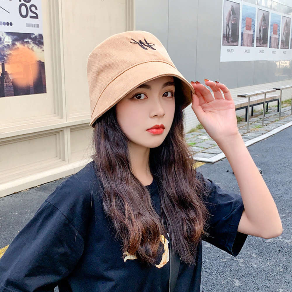 

Sun hat Spring and summer sunscreen bucket hat with small eaves for women, Blue;gray