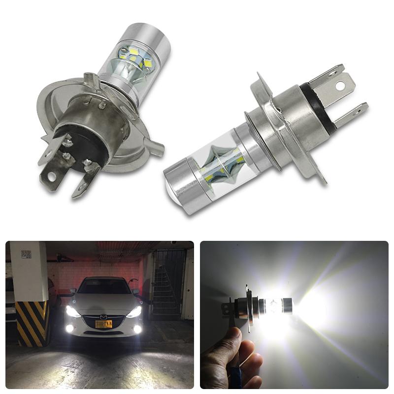 

Car Headlights 2x H4 80W LED Fog Lights Head Lamp White Light Bulb 16-SMD For Kia Sportage Cerato Sorento Ceed Rio PleYueda K2 KX3