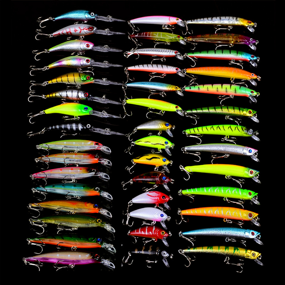 

Mixed 6/Set Minnow Lures Artificial Lifelike Carp Tishing Tackle Plastic Pesca Fishing Gear Factory Direct Sales