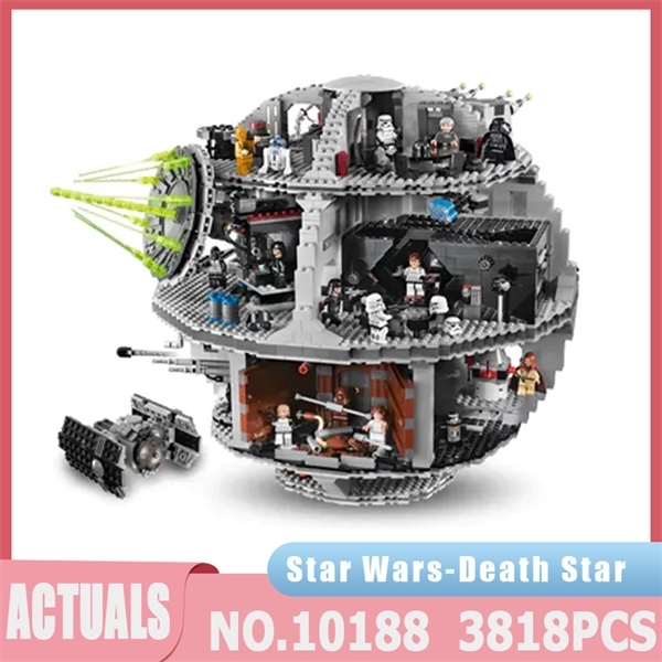 

Star Plan Series Death TIE Fighter Compatible 05035 3813PCS Building Blocks Bricks Educational Toys Kids Children Toys Gifts Y0429