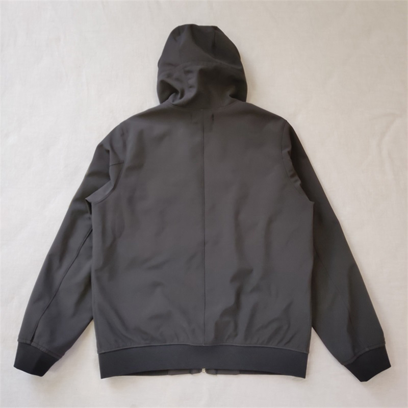 

Newly Arrivals 19FW Q0222 SOFT SHELL-R JACKET Fashional Autumn Winter Jackets LIGHT Designer Mens Jacket Fashion Sweater -3XL, Black