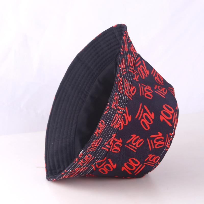

bucket hat fisherman's printed basin men's double face all cotton and wo outdoor, Color 6