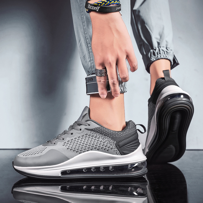 

Fashion Women Men Running Shoes High Quality Student Outdoor Sports Sneakers White Black Red Pink Size 36-46 Code 56-0581, Grey