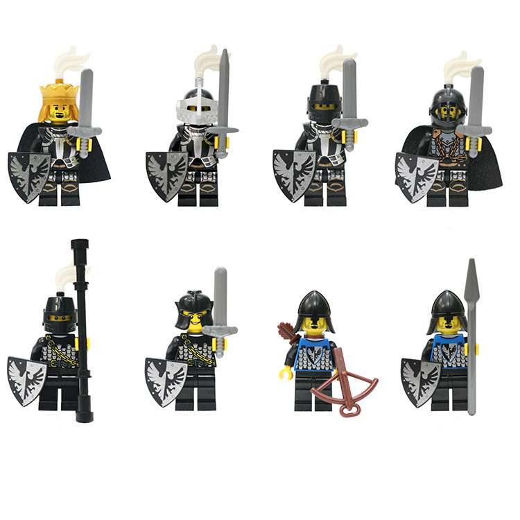 

Minifig Shadow Knight Medieval Knight Series puzzle assembled building block man