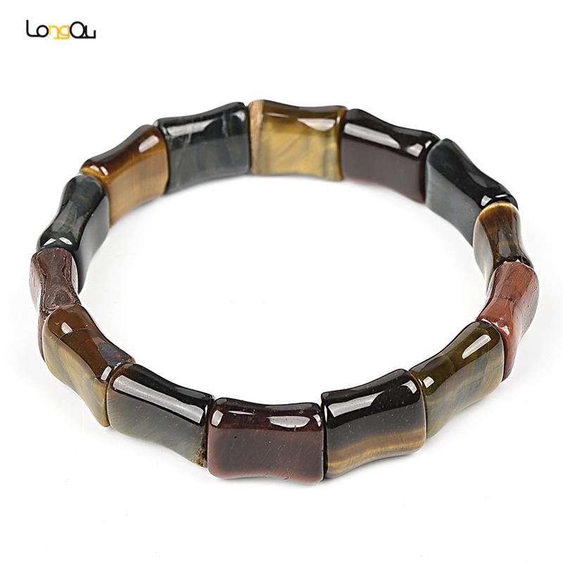 

Beaded, Strands Natural Color Square Mixed Tiger Eye Stone Bracelet, Unique Charm, Suitable For Sending Elders, Black