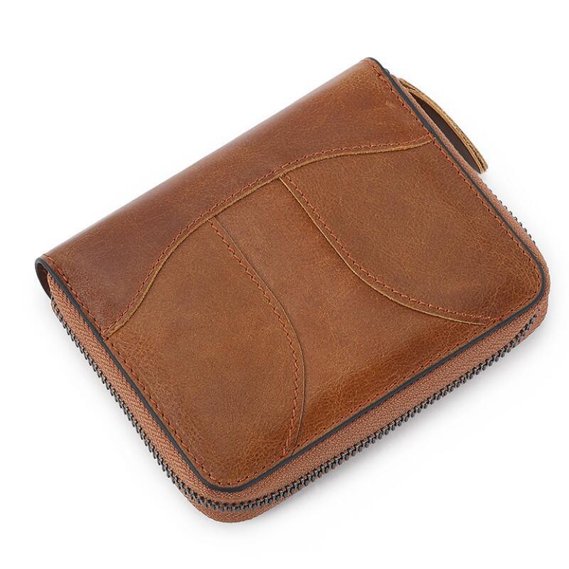 

Card Holders Cow Leather Function 24 Case Business Holder Men Women Bag ID Wallet Cash Purse, Black