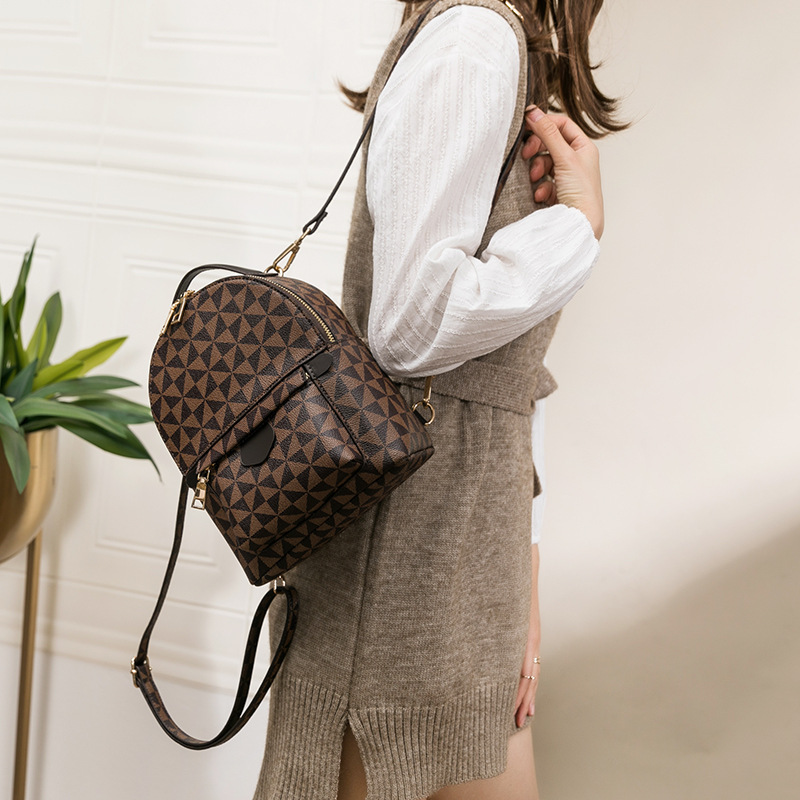 Fashion bags Designer Womens handbag high quality Leather Mini School Bag Springs autumn Travel Backpack 0112#-0399#