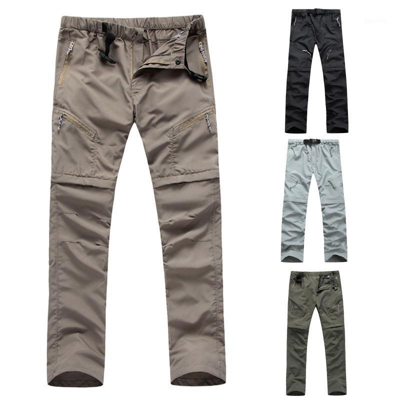 

Summer Men Outdoor Adult Hiking Long Pants Quick Drying Combat Trousers Loose Casual Waterproof Breathable Sports Men, Black