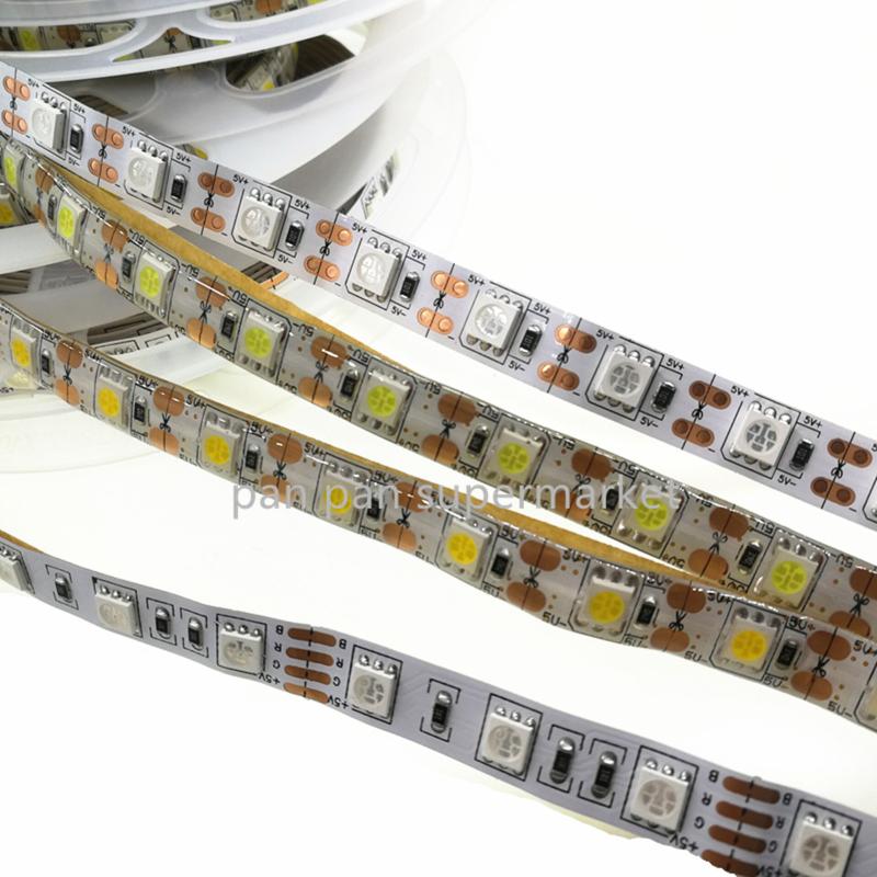 

Strips DC5 Volt USB Interface LED Adhesive Tape SMD Strip Light Lamp 50CM 1M 2M 3M 4M 5M 60leds/m TV Desk Lights Warm White Red