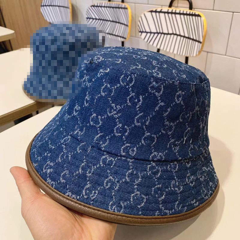 

The latest top designer Fashion bucket cap For Mens Womens classic Foldable High quality Caps Outdoor sports sunscreen fisherman hat KL29, Blue;gray