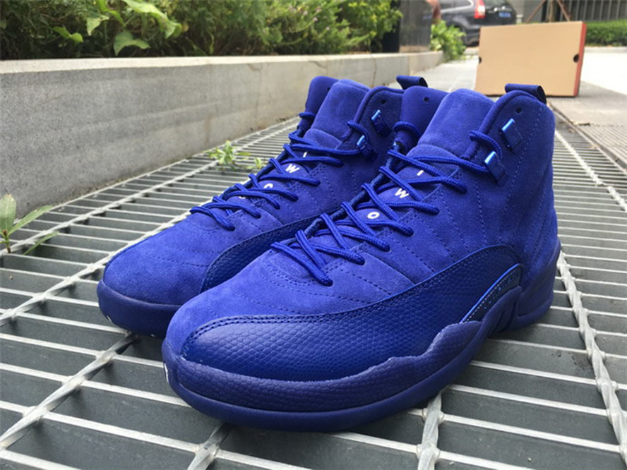 

Authentic Jumpman 12 12s Deep Royal Basketball Designer Shoes Luxurys Designers Sneakers size 40--47.5 Ship With Box, #1