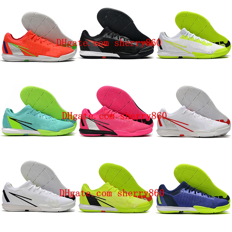 

Men Vapores 14 Pro IC Soccer Shoes Indoor Sport Training Cleats Neymar Cristiano Ronaldo Football Boots, As picture 4