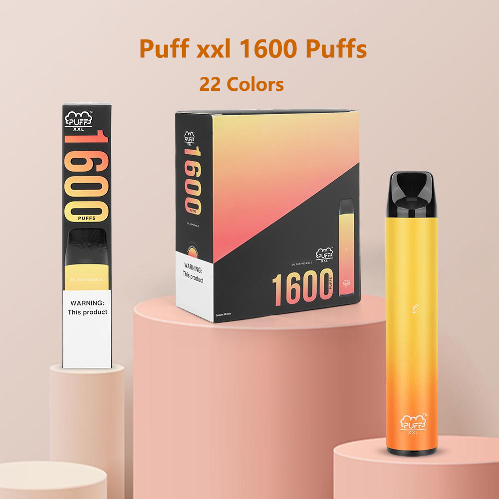 

2021 puff xxl disposable vape e-cigarette 1600 Puffs e cigarettes pre-fill 6ml pod pen pods built-in 1000 mah battery vapes wholesale vs bang plus