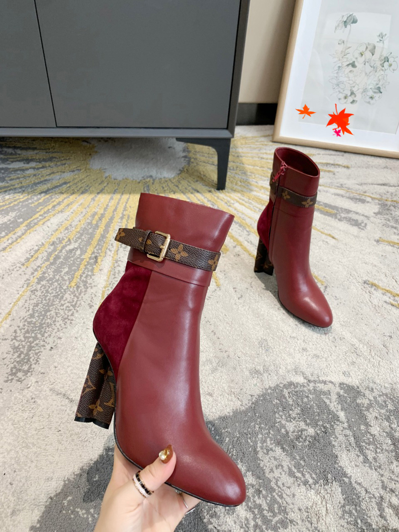 flat studded ankle boots