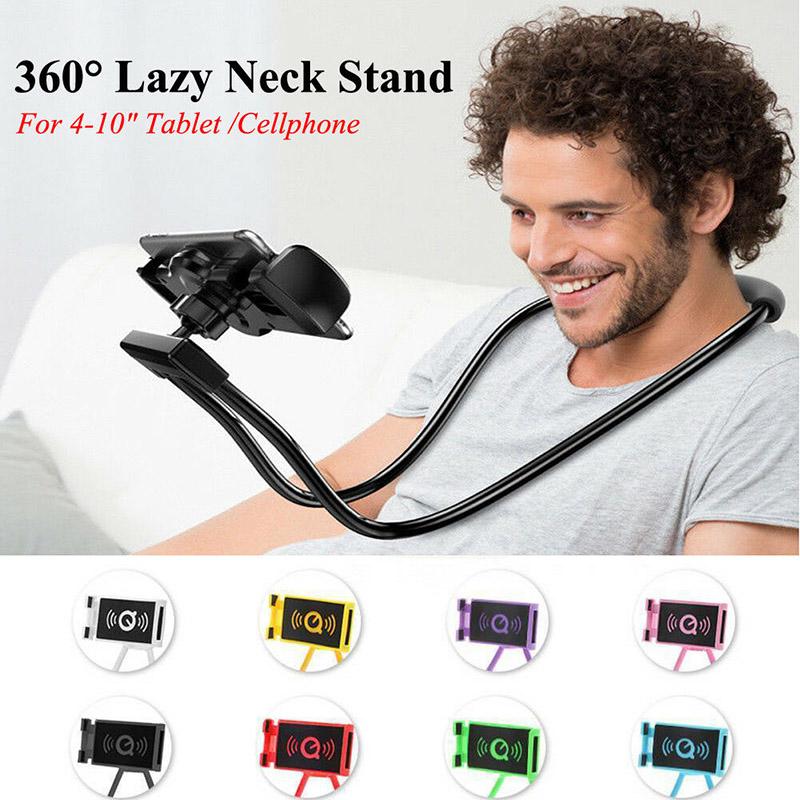 

Cell Phone Mounts & Holders 1pc Flexible Stand Lazy Neck Hanging Bendable Holder Support For Mobile QJY99