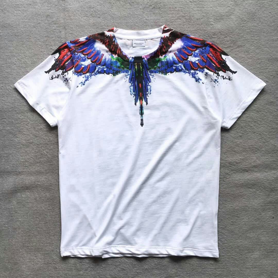 

round neck Pullover Sleeve T couple student MB wing water drop Short, White;black