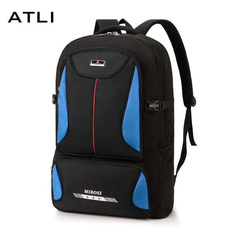 

Backpack 2021 Casual Laptop Backpacks Large Capacity Simple Design Waterproof Nylon Shoulder Bags For Men Outdoor Handbag Sac A Dos, Red