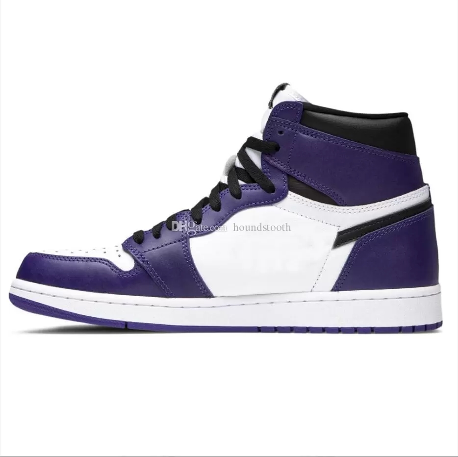 

Jumpman 1 OG High Court Purple 2.0 Basketball shoes 1s Sneakers 555088 500, Tropical twist