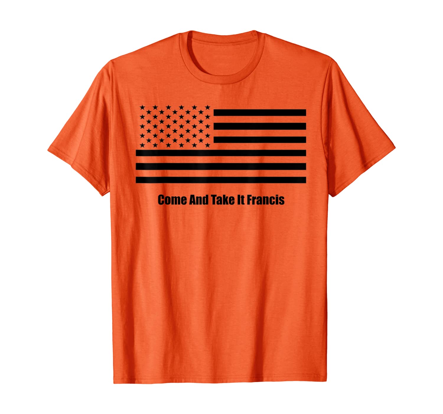 

Come And Take It Francis T-Shirt, White;black