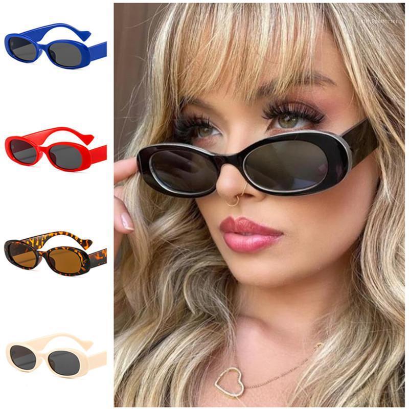 

Sunglasses Fashion Oval Sun Glasses Unisex Retro Eyeglasses Anti-UV Spectacles Small Frame Adumbral A++