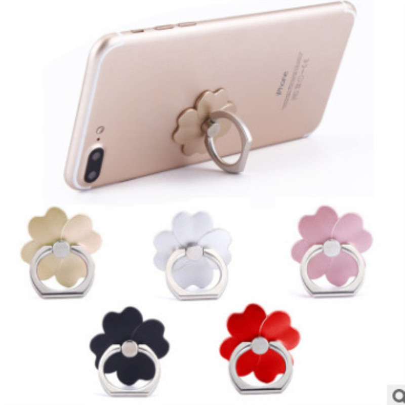 

Cell Phone Mounts Finger Ring Holders Bracket Metal Lazy Rings Buckle Smart Phones Brackets 360 Degree Stand Holder For Universal Mobile iPhone, Mixed color