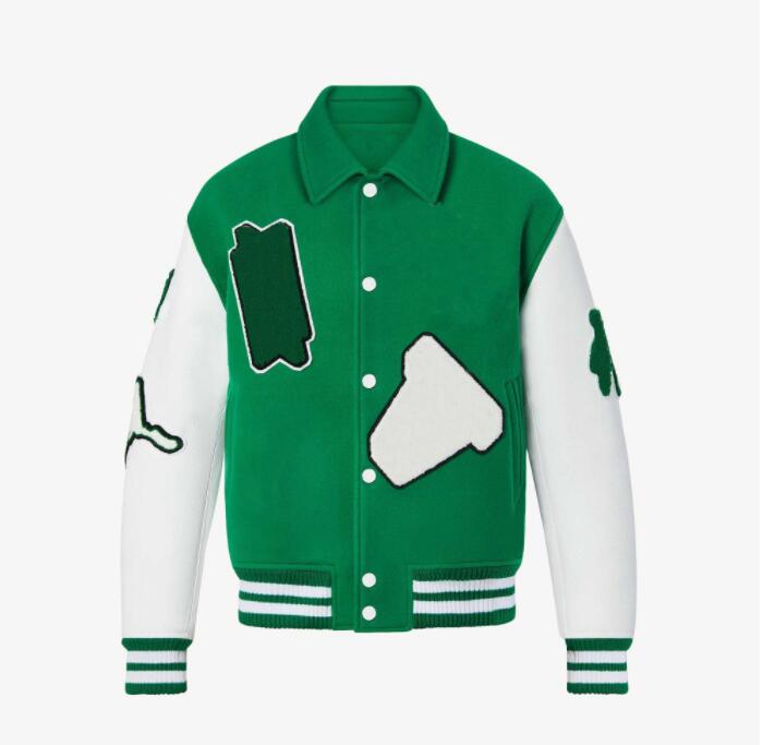 

Fashion designer jacket men Baseball uniform jackets street trend ladies embroidered couple coat