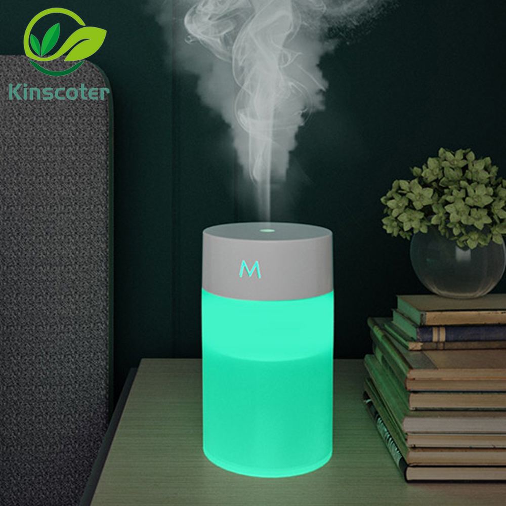 

Kinscoter Mini Portable Cool Mist Ultrasonic Air Humidifier Desk USB Cup Aromatherapy Sprayer Car Mist Maker Air Purifier