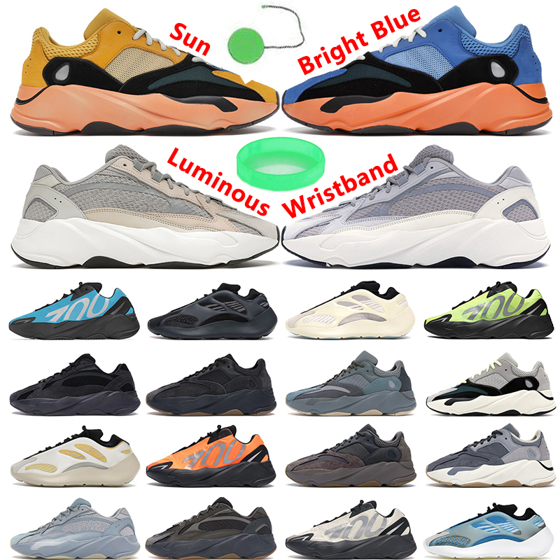 

kanye 700 running shoes for men women trainers shoe Sun Bright Blue Cream Static Analog Magnet Vanta Geode Azareth Safflower fashion sports sneakers, 11 kentucky