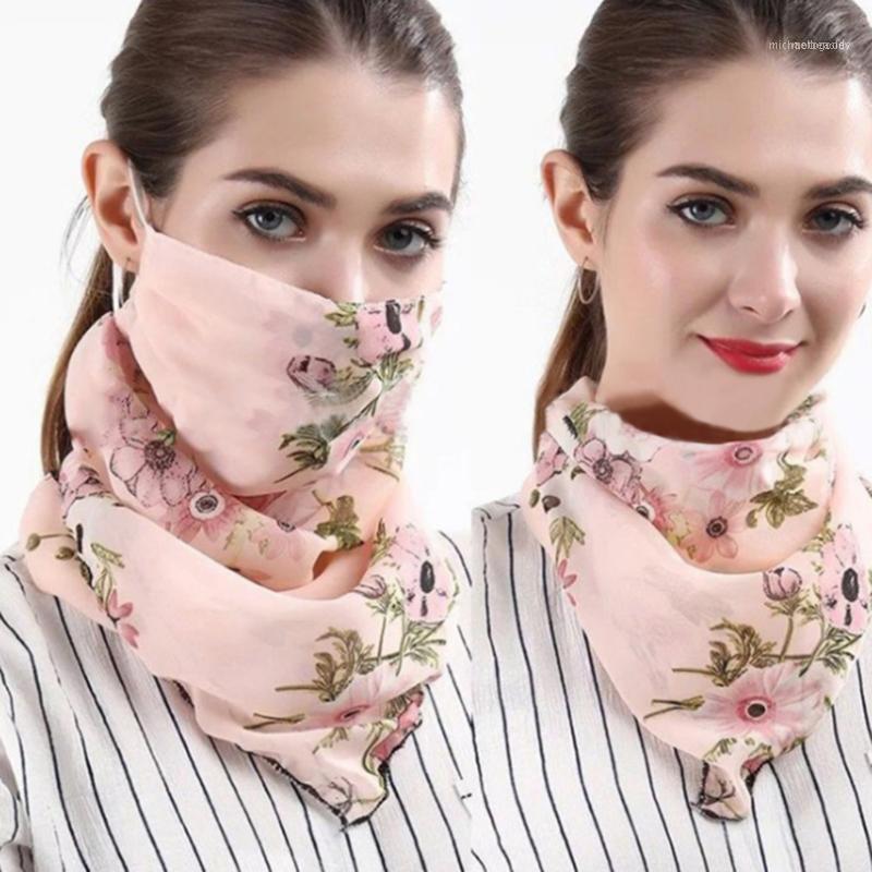 

Scarves Women Scarf Mask Breathable Anti-UV Printing Bandanas Motorcycle Turban Hand Band Outdoor Cycling Headband Mask1