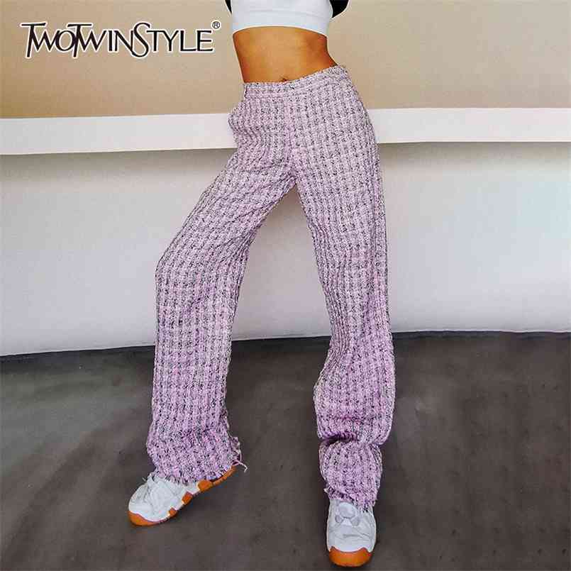 

Casual Plaid Wide Leg Pants For Women High Waist Straight Large Size Loose Trousers Female Fashion Stylish 210521, Aspicture