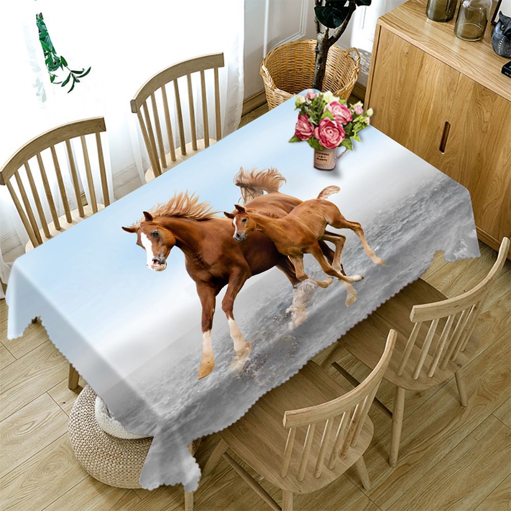 

2021 Multi-Function Home Decor 3D Table Cloth Personalized Pattern Animals Printed Countryside Style