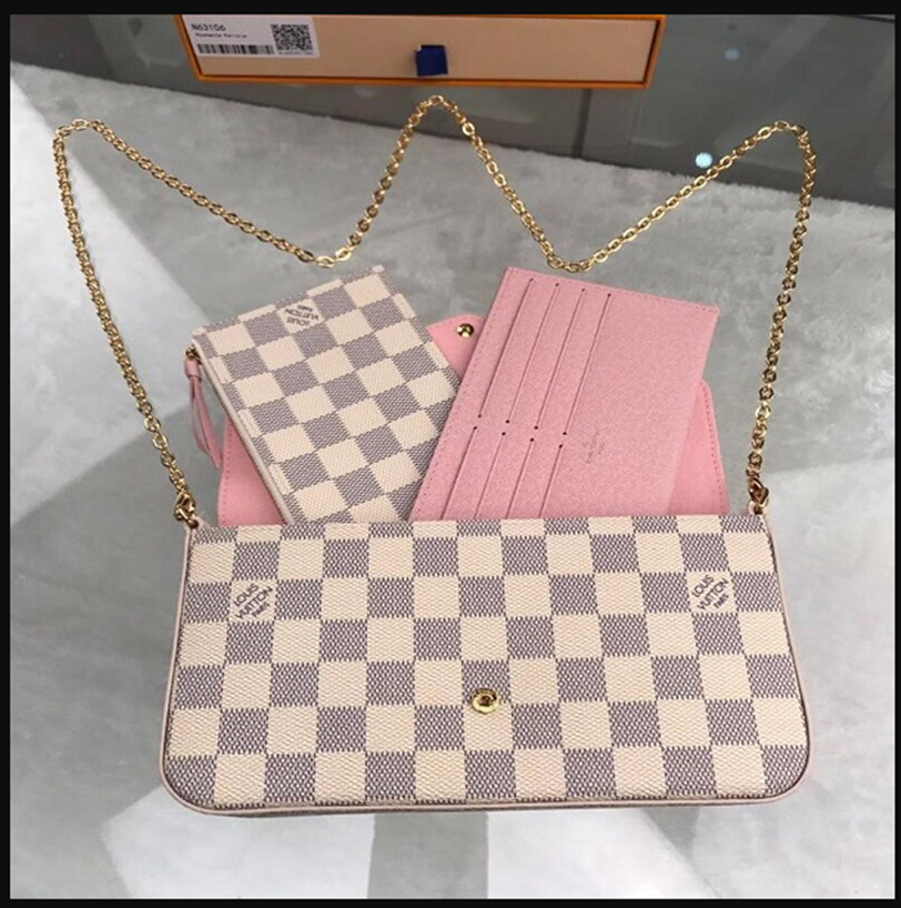 

LL handbags LL Bags Set Felicie Designers Womens Shoulder Totes Purses Wallets Crossbody Backpack Speedy HandbagsTop LV Louis Vitton