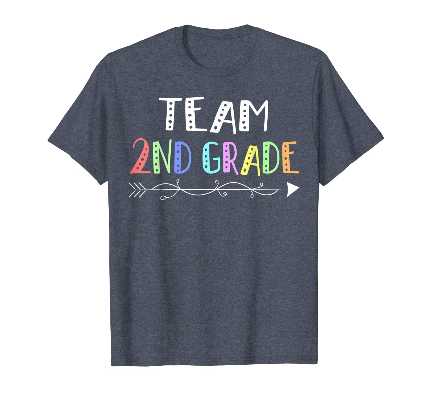 

team 2nd grade tribe happy first day of back to school shirt, White;black