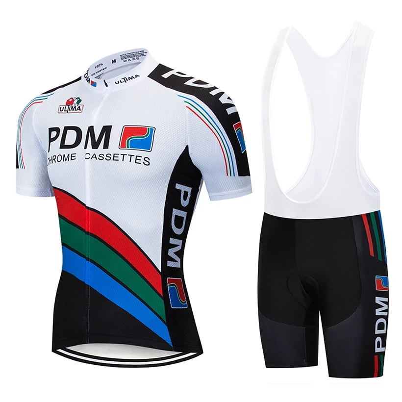 Tour De France 2021 Pro Team PDM Cycling Jersey Set Men/Women Summer Breathable Short Sleeve Cycling Clothing Bib Shorts Kit Ropa Ciclismo-image-684607248