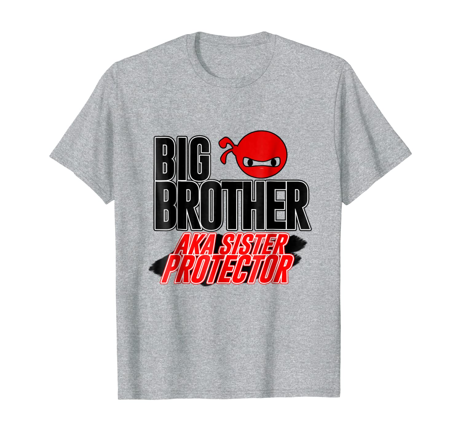 

cool big brother aka sister protector t-shirt, White;black