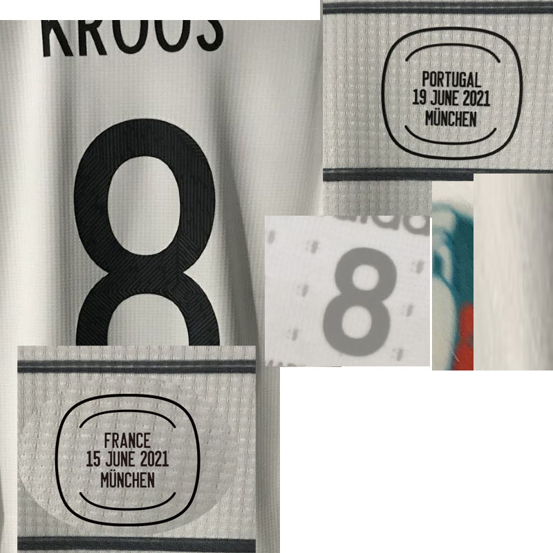 

Home Textile 2021 Match Worn Player Issue Kroos Muller Games Soccer Patch badge