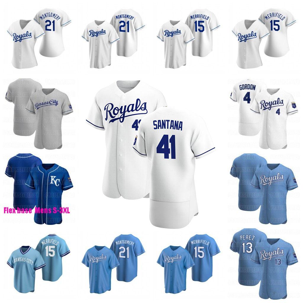 

Kansas City Salvador Perez 2020 Carlos santana Singer Whit Merrifield Alex Gordon Maikel Franco Hunter Dozier Soler George Kennedy Jersey, Grey flex base mens s-3xl