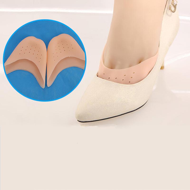 

Ankle Support Silicone Ballet Toe Cover Soft Foot Tip Sleeve Comfortable Forefoot Slow Pressure Absorption Heels Protective, Beige