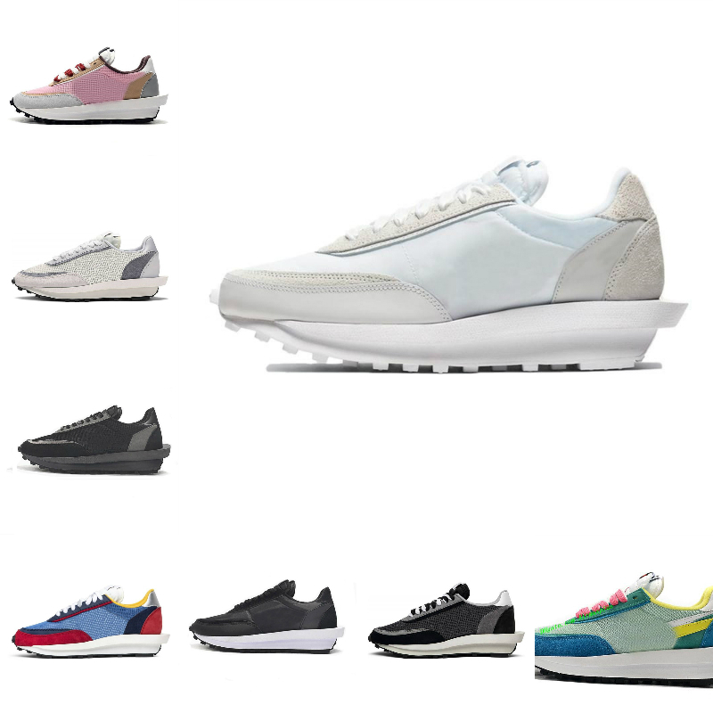 

Sale 2021 New Running Shoes Dark Iris Sesame Blue OFF Void Sacais X Waffle LDV VaporWaffle Pegasus Nylon Black White Trainers Sneakers, T0030