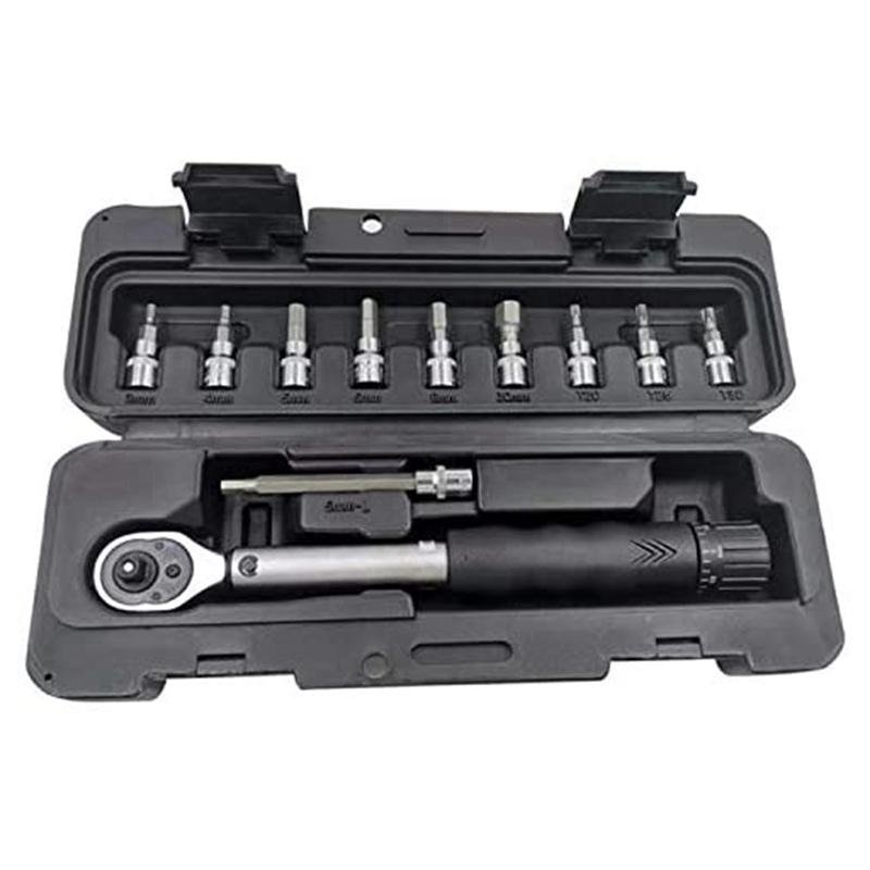 

Tools 1/4 Inch Preset Torque Wrench Set 2-14NM Bicycle Tool