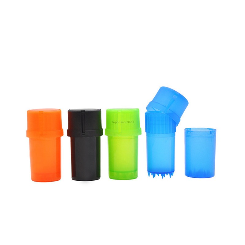 

New Plastic tobacco spice Grinder herb Grinder Crusher Smoking 42mm diameter 3parts Tobacco Smoking Accessories FY2392 sxa9