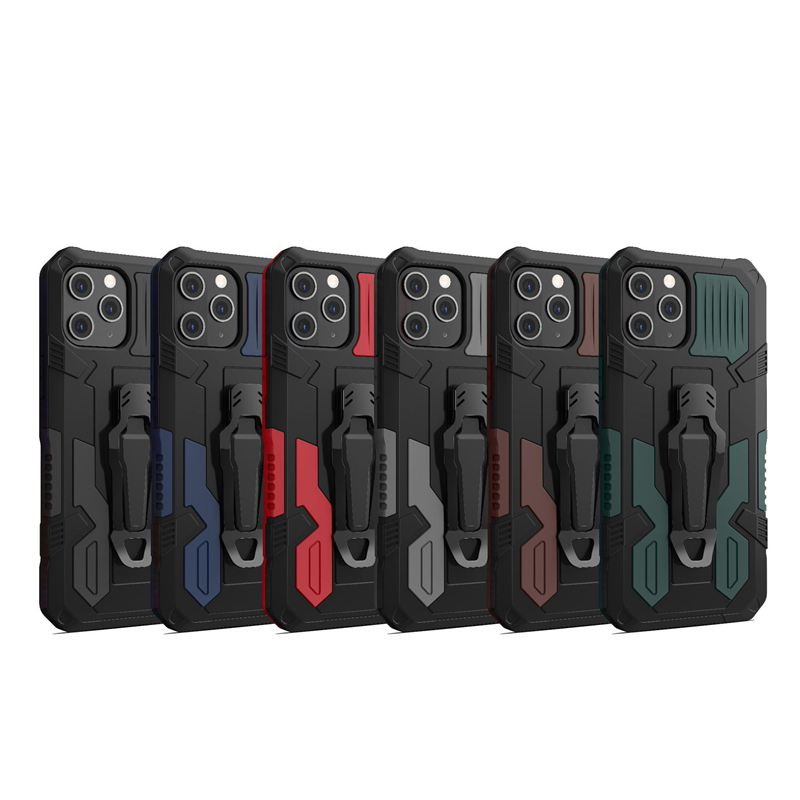 

Luxury With Clip Belt Holster Shockproof Cases For Iphone 12 Pro Max Mini XR XS X 8 7 6 Plus Support Magnetic Car Mount Hard PC TPU Defender