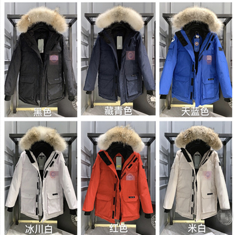 Canadian Winter 08 Goose Down et Expedition Parka 4660m Men''s Medium and Long Work Coat