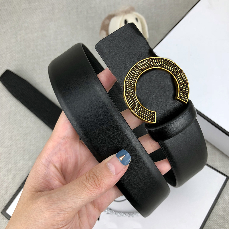 

Genuine Leather Men Designer Belts For Women 3.4 Width High Quality C Buckle Womens Luxury C Belt Waistband Cintura Ceinture 21110202R, As pics