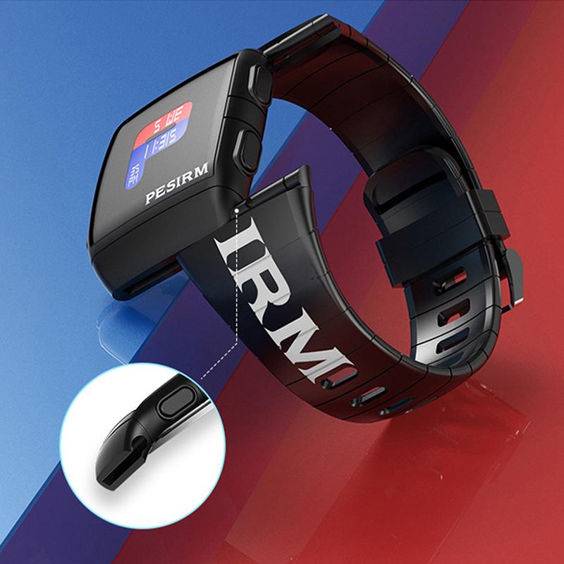 

Women Digital Watch Sports Square Multi-time Zone Wristwatches Creative Colorful Silicone Removable Strap Waterproof Clocks, Slivery;brown