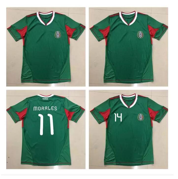 

MEXICO 2010 Retro Soccer Jerseys vintage Camiseta de futbol home green football shirt #14 CHICHARITO #10 C.BLANCO J.HERNANDEZ #4 R.MARQUEZ #, 2021 2022
