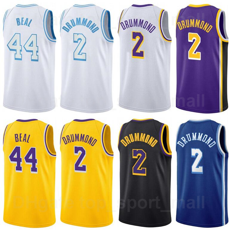 

Print Basketball Andre Drummond Jersey 2 Bradley Beal 44 Kyle Kuzma 0 Montrezl Harrell Dennis Schroder City Earned Edition Size S to XXXL, Black;red