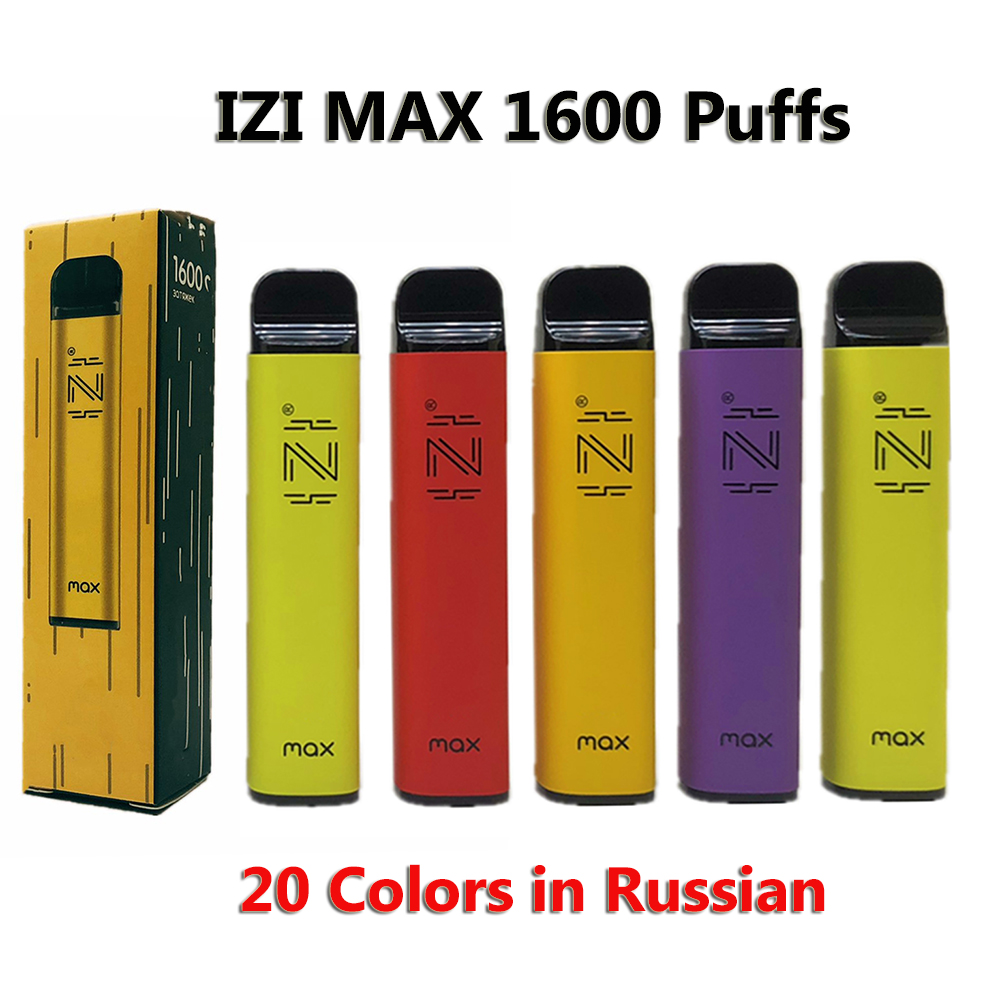 

IZI Pod Disposable Vape Pen 1600 Puffs E Cigarettes 6ml Device 950mAh Battery