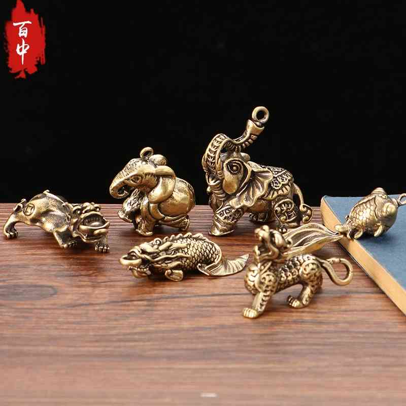 

elephant, brass, copper gourd, Copper Pendant, Yunnan old bronze Jianghu, 10 yuan pendant gourd